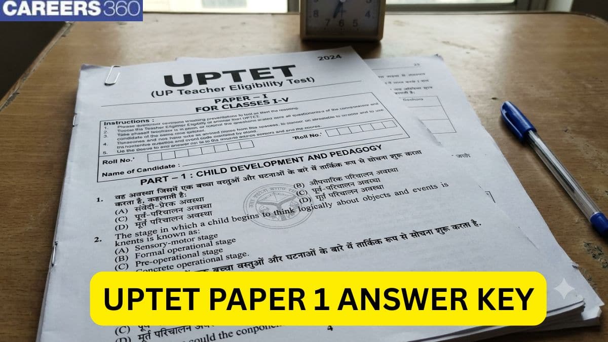 UPTET Paper 1 Answer Key PDF 2026 (3 July Shift 2): Download Answer Sheets